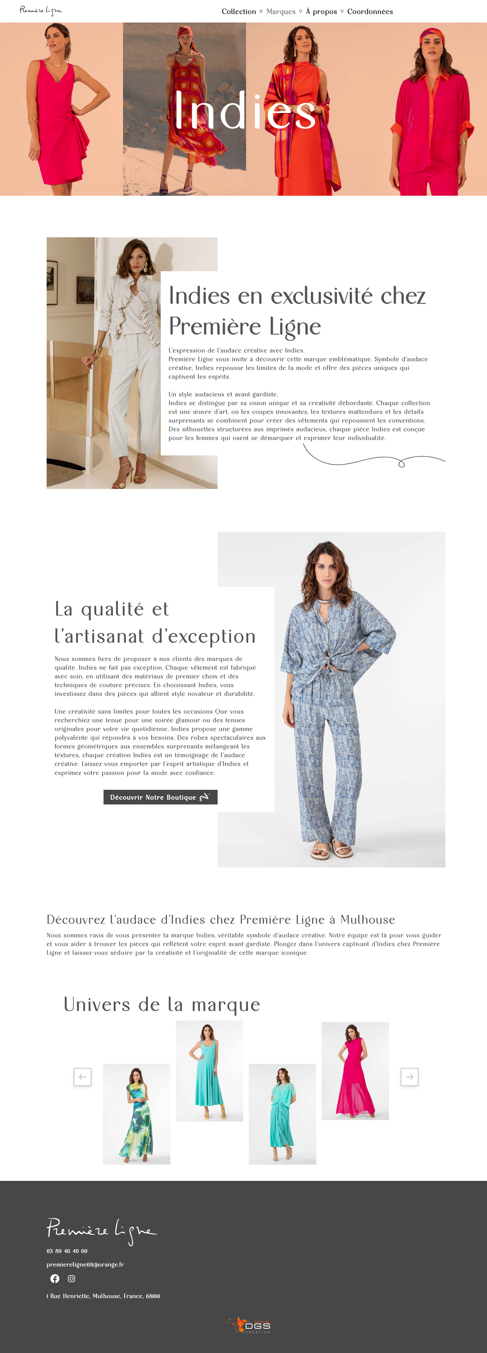 Première Ligne 68 - Boutique prêt-à-porter féminin